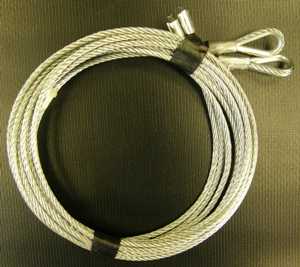 7' TORSION LIFT CABLE 1/8"
